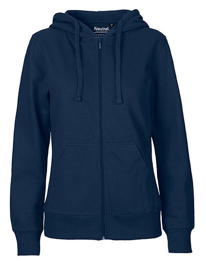 Ladies´ Zip Hoodie - Untergröße / Übergröße